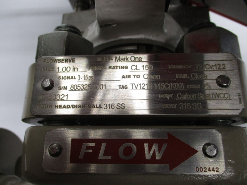 FLOWSERVE MARKONE 3-15PSI 1" NSNP