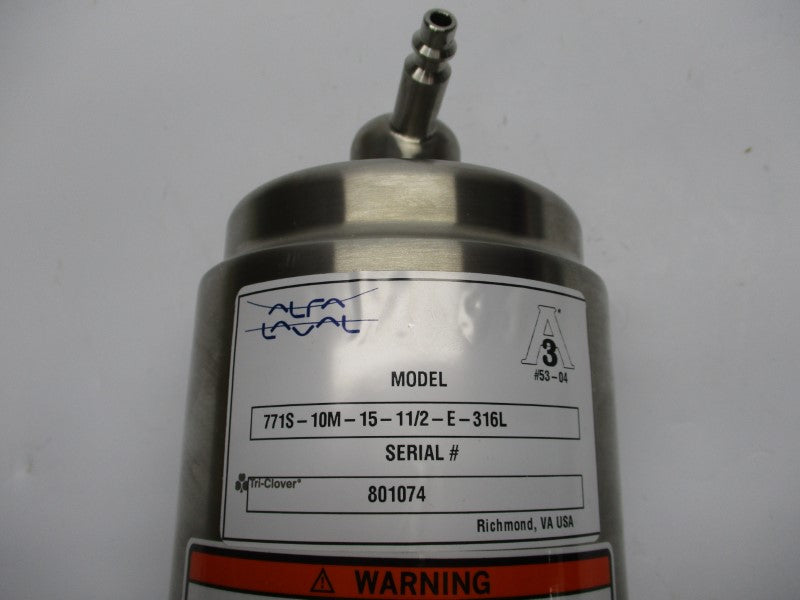 ALFA LAVAL 771S-10M-15-11/2-E-316L NSMP