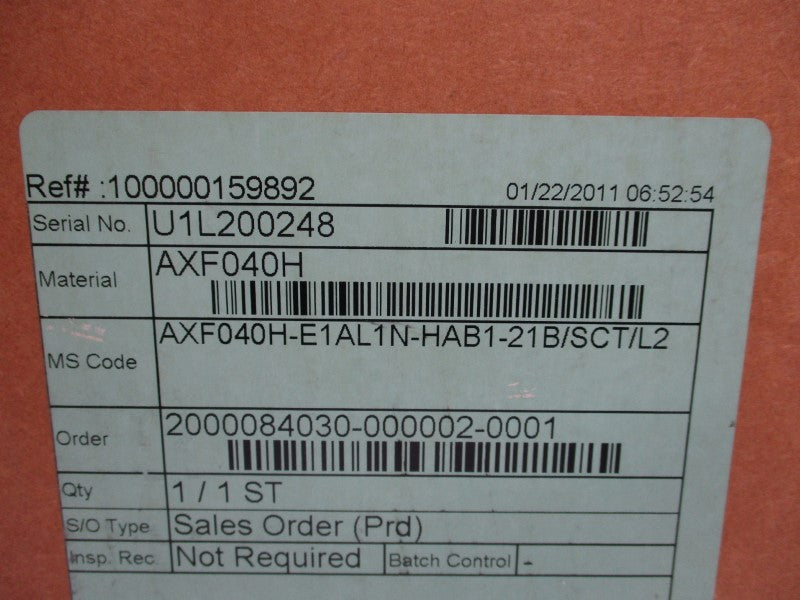YOKOGAWA AXF040H-E1AL1N-HAB1-21B/SCT/L2 100-240VAC 0.2A NSMP