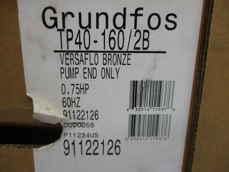 GRUNDFOS TP40-160/2B 91122126 145PSI NSMP