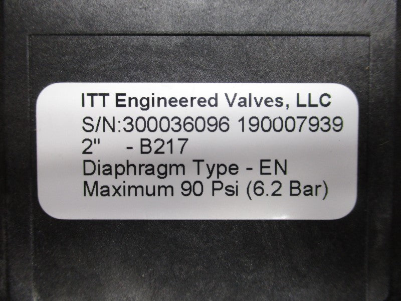 ITT 2-N-EN-B217 90PSI NSMP