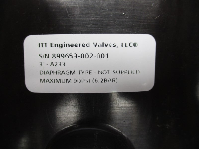 ITT A233 90PSI 3" NSNP