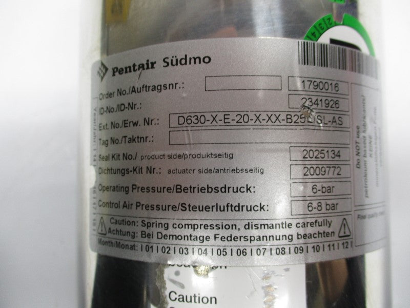PENTAIR D630-X-E-20-X-XX-B25L/SL-AS 2341926 1-1/4" NSNP