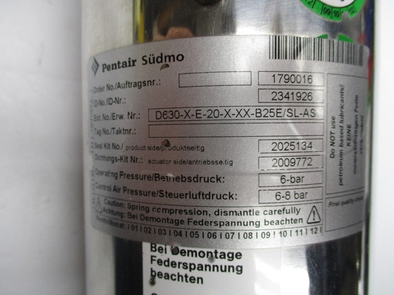 SUDMO D630-X-E-20-X-XX-B25E/SL-AS 2341926 (AS IS) NSNP