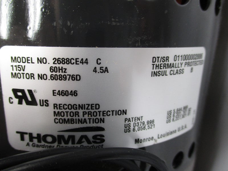 THOMAS 2688CE44 115V 4.5A NSMP
