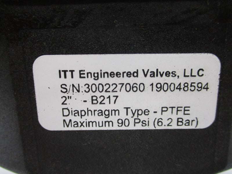ITT 2-N-PN-B217-HW12 90PSI NSMP