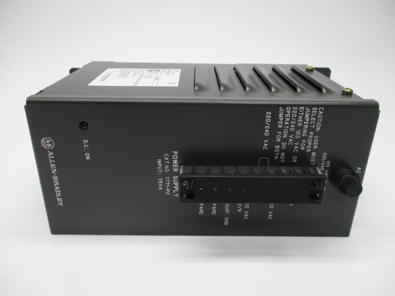 ALLEN BRADLEY 1771-P2 SER. A REV. E02 120/220VAC 1/0.5A NSMP