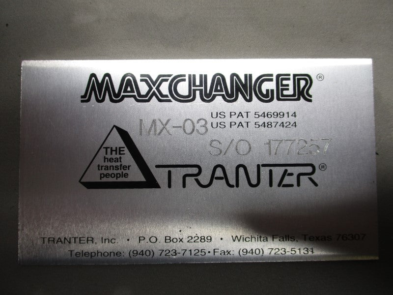 TRANTER MX-03 NSNP