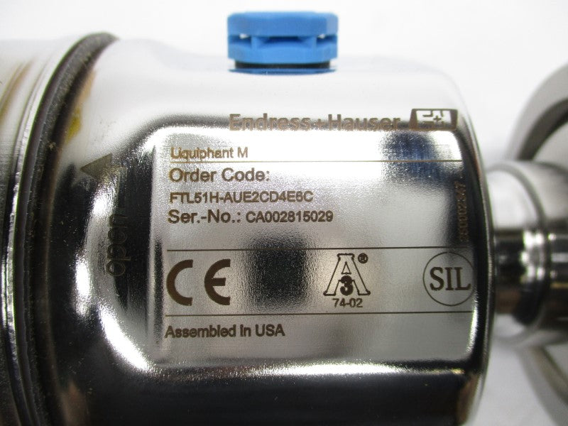 ENDRESS+HAUSER FTL51H-AUE2CD4E6C 943493-9000 F/W 01.00.01 19-253VAC NSMP