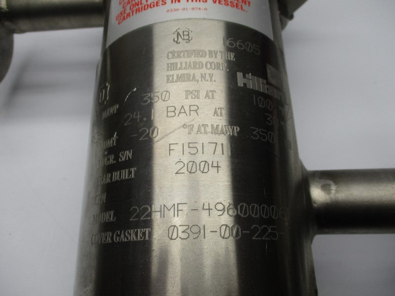 HILLARD 22HMF-49600006 350PSI 1" UNMP