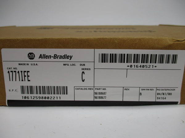ALLEN BRADLEY 1771-IFE SER. C F/W B DATE: 2008 NSFS