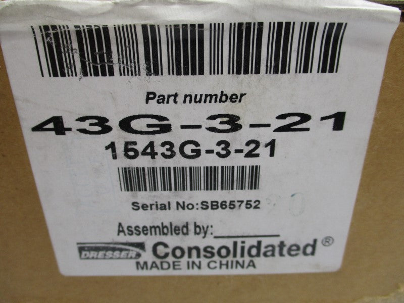 DRESSER 43G-3-21 P23076-1 36PSI 1-1/4" NSMP