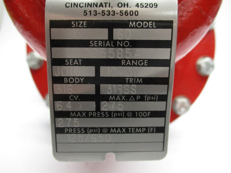 JORDAN VALVE 60 10-30PSI 1" UNMP