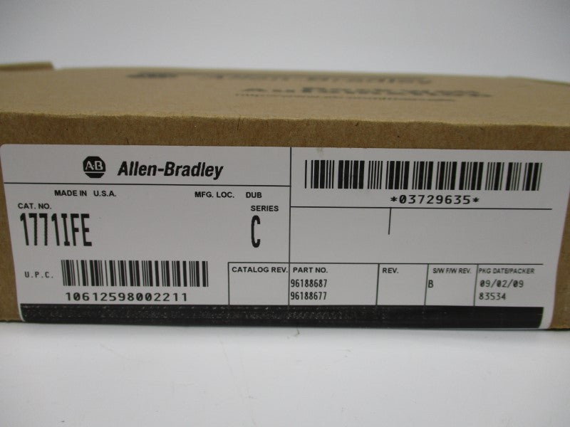 ALLEN BRADLEY 1771-IFE SER. C F/W B DATE: 2009 NSFS