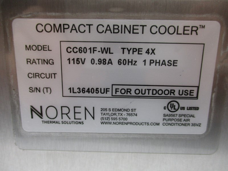 NOREN CC601F-WL 115V 0.98A NSNP