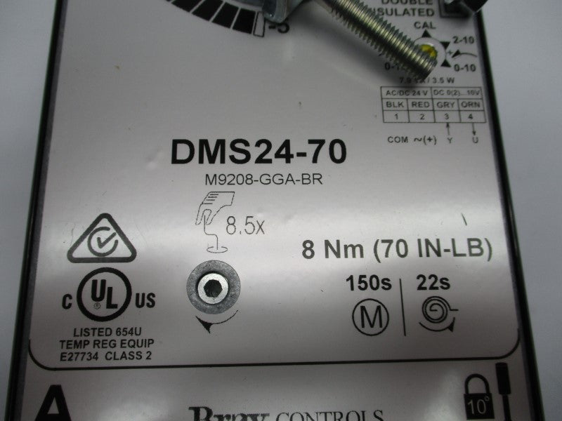BRAY CONTROLS DMS24-70 24VAC/DC 22S-150S NSMP
