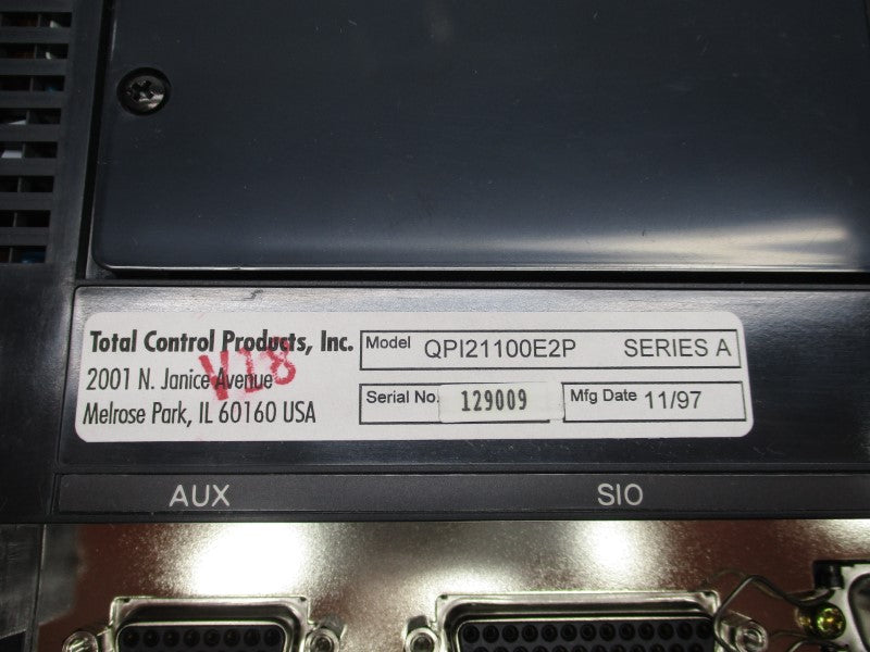 TOTAL CONTROL PRODUCTS QPI21100E2P SER. A 120VAC NSMP