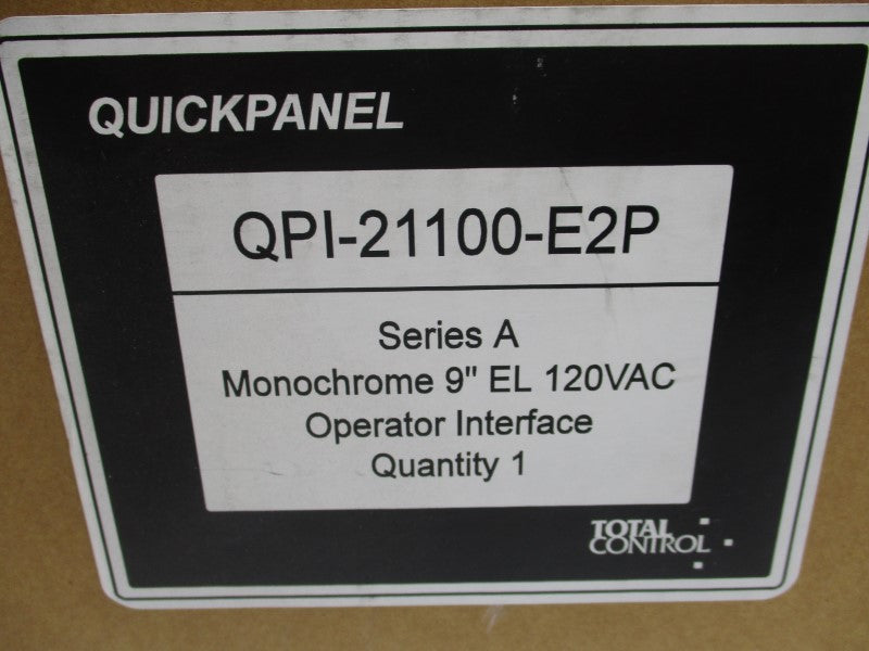 TOTAL CONTROL PRODUCTS QPI21100E2P SER. A 120VAC NSMP
