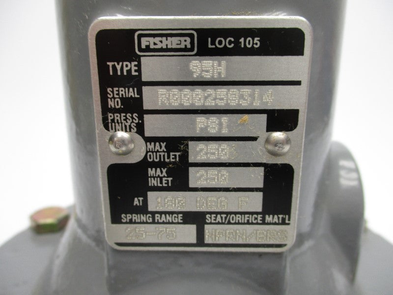FISHER 95H 25-75PSI 1-1/4" NSNP