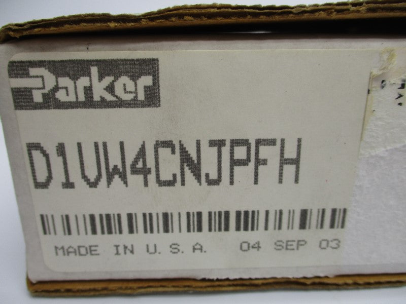 PARKER D1VW4CNJPFH 24VDC 0.95-1.05A 5000PSI NSMP