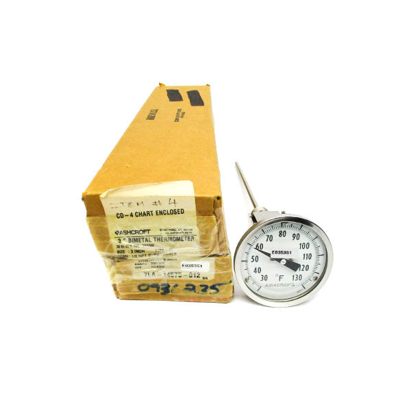 ASHCROFT 30EI60E09030/130F 3" NSMP