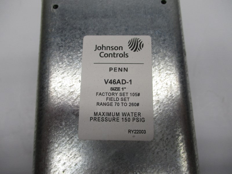 JOHNSON CONTROLS V46AD-1 46G450 79-260PSI 1" NSMP