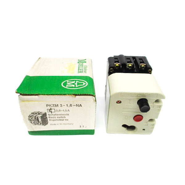 KLOCKNER MOELLER PKZM3-1,6-NA 600VAC 0.8-1.5A NSMP