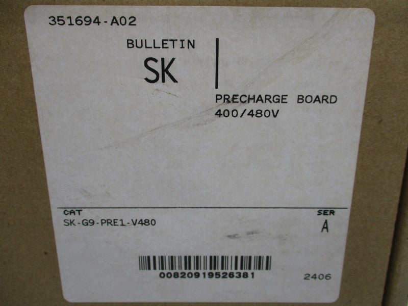 ALLEN BRADLEY SK-G9-PRE1-V480 SER. A 400/480V NSFS