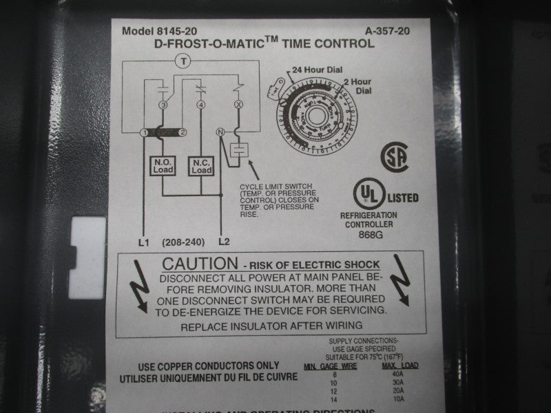 PARAGON 8145-20 208-240V NSMP