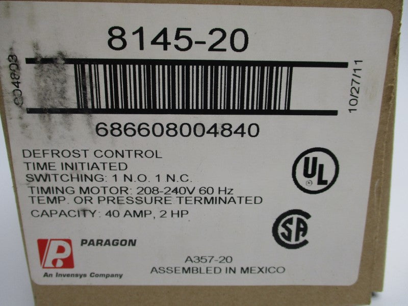 PARAGON 8145-20 208-240V NSMP