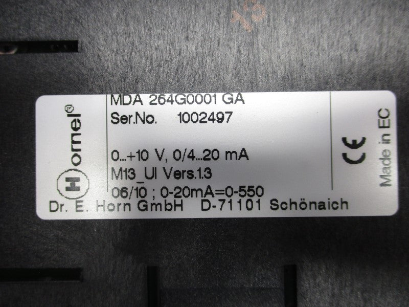 HORNEL MDA264G0001GA 0-10V NSNP