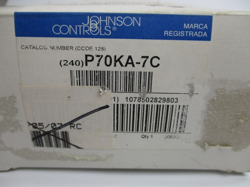 JOHNSON CONTROLS P70KA-7C 600V 16A 50-500PSI NSMP
