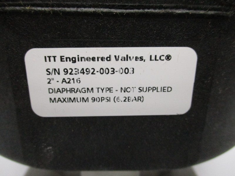 ITT A216 90PSI 2" NSNP