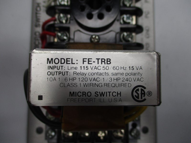MICRO SWITCH FE-TRB 115VAC 10A NSMP