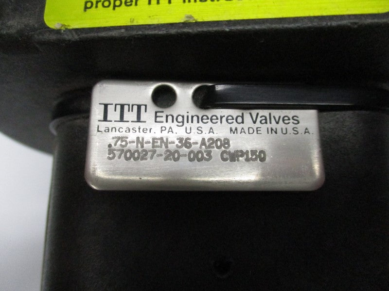 ITT .75-N-EN-36-A208 90PSI 3/4" UNMP