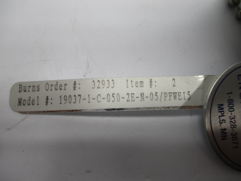 BURNS 19037-1-C-050-2E-N-05/PFWE15 1" NSNP