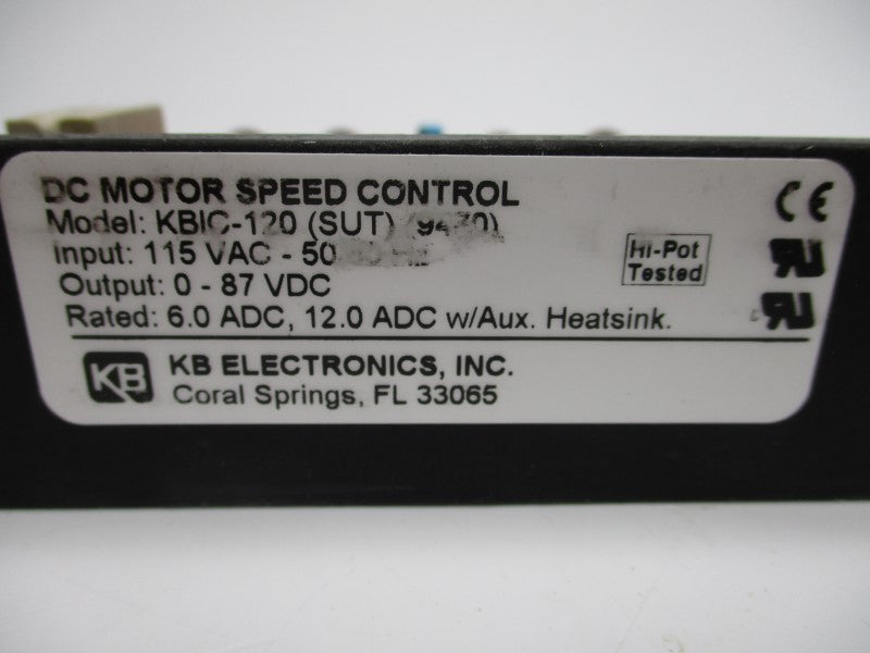 KB ELECTRONICS KBIC-120 9470 115VAC NSMP