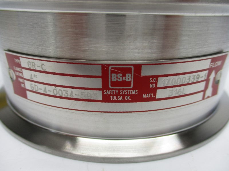 BS&B GD-4-0034-593 GR-C 4" NSNP
