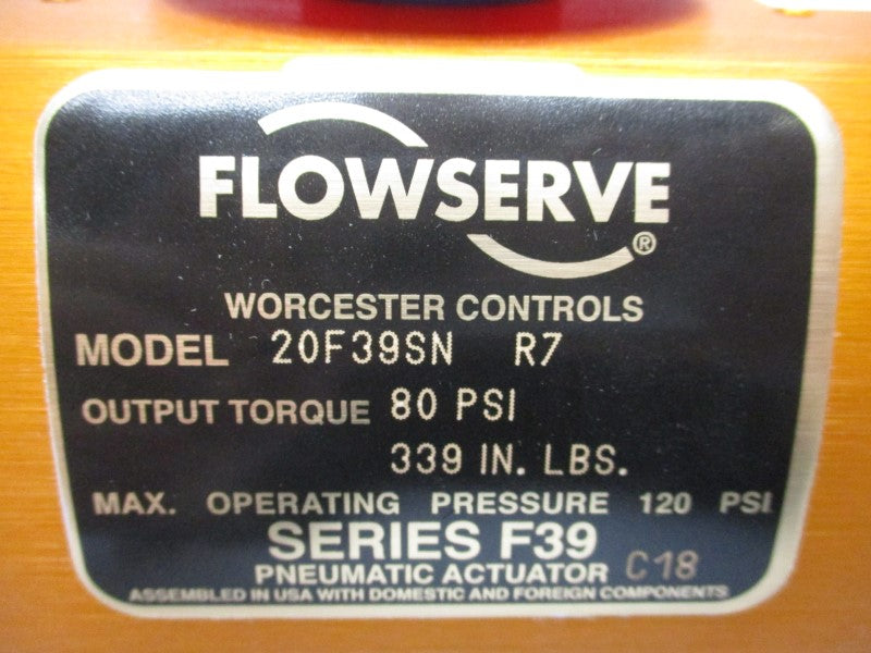 FLOWSERVE 20F39SNR7 120PSI NSMP