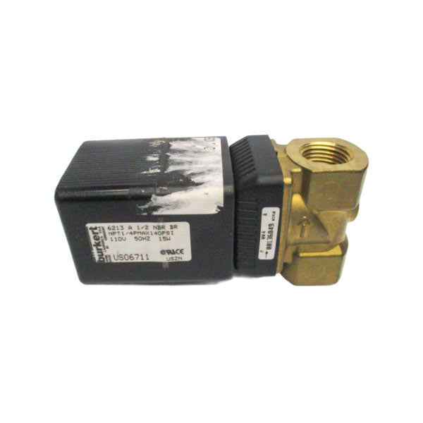 BURKERT 6213A1/2NBRBR 110V 140PSI 3/4" NSNP