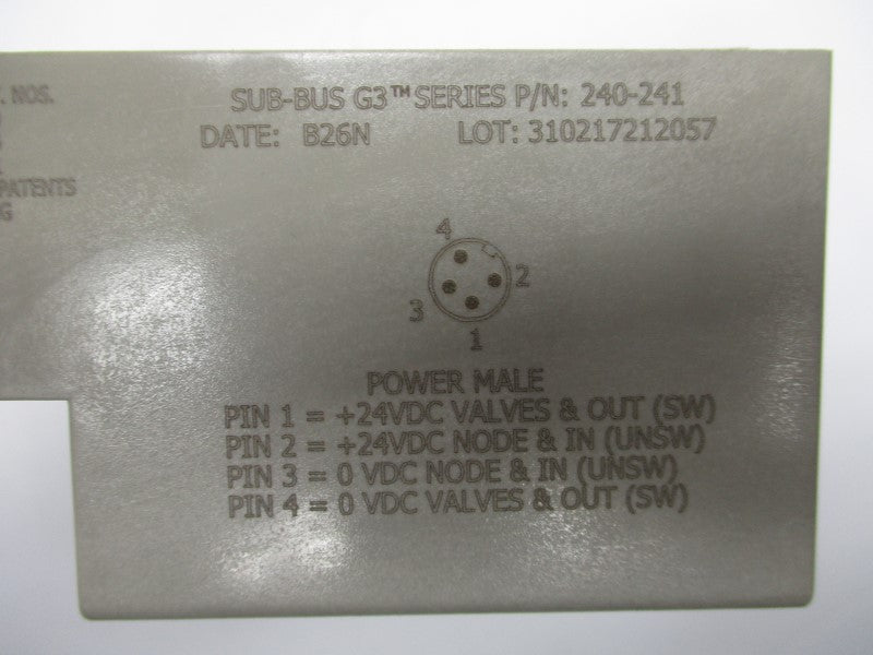 AVENTICS 240-241 310217212057 SER. G3 24VDC NSMP