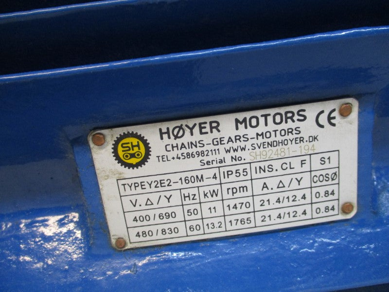 HOYER Y2E2-160M-4 480V 21.4A UNMP