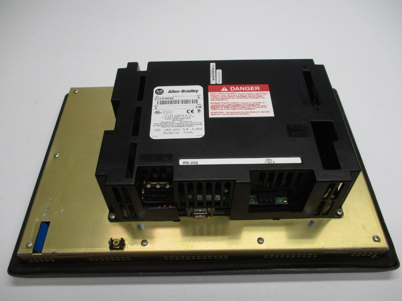 ALLEN BRADLEY 2711-K10C8X SER. D F/W 4.46 REV. D 100-240VAC 0.4-0.25A REMAN