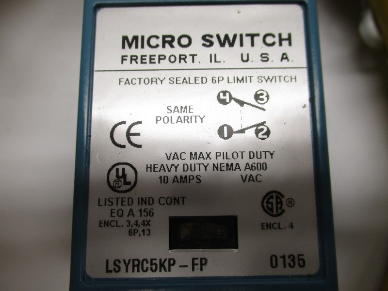 HONEYWELL SYRC5KP-FP 600VAC 10A NSMP