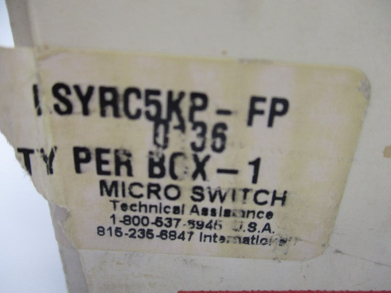 HONEYWELL SYRC5KP-FP 600VAC 10A NSMP