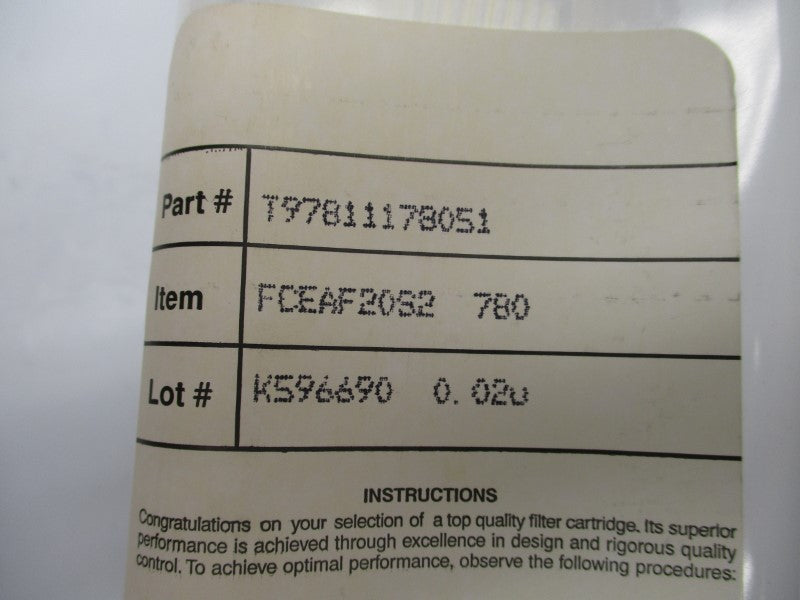 FCEAF20S2780 T97811178051 NSMP