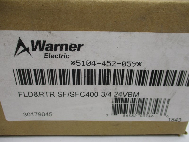 WARNER ELECTRIC 5104-452-059 SF/SFC400 3/4" NSFS