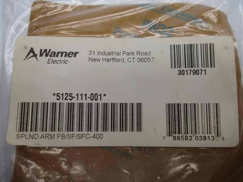 WARNER ELECTRIC 5125-111-001 PB/SF/SFC400 NSMP