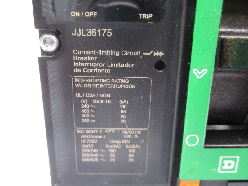SQUARE D  JJL36175 600V 175A (GREEN) NSNP