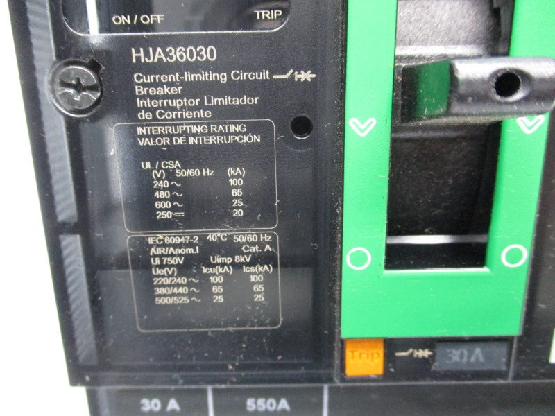 SQUARE D HJA36030 600V 30A (GREEN) NSNP